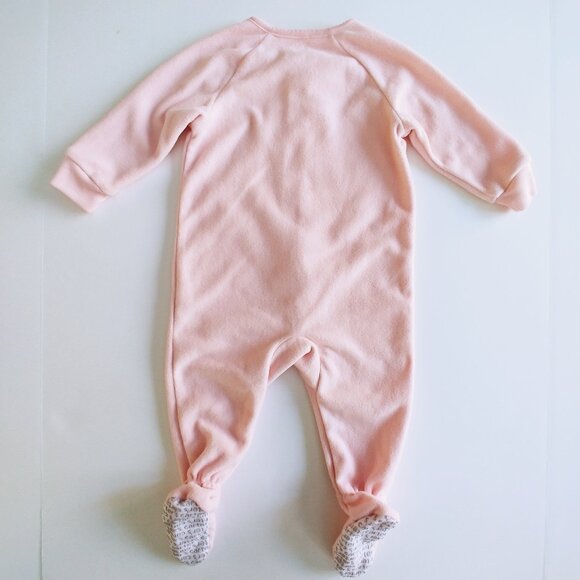 Carter's Fleece Cat Zip-Up Footie 9 Months - Picture 4 of 4